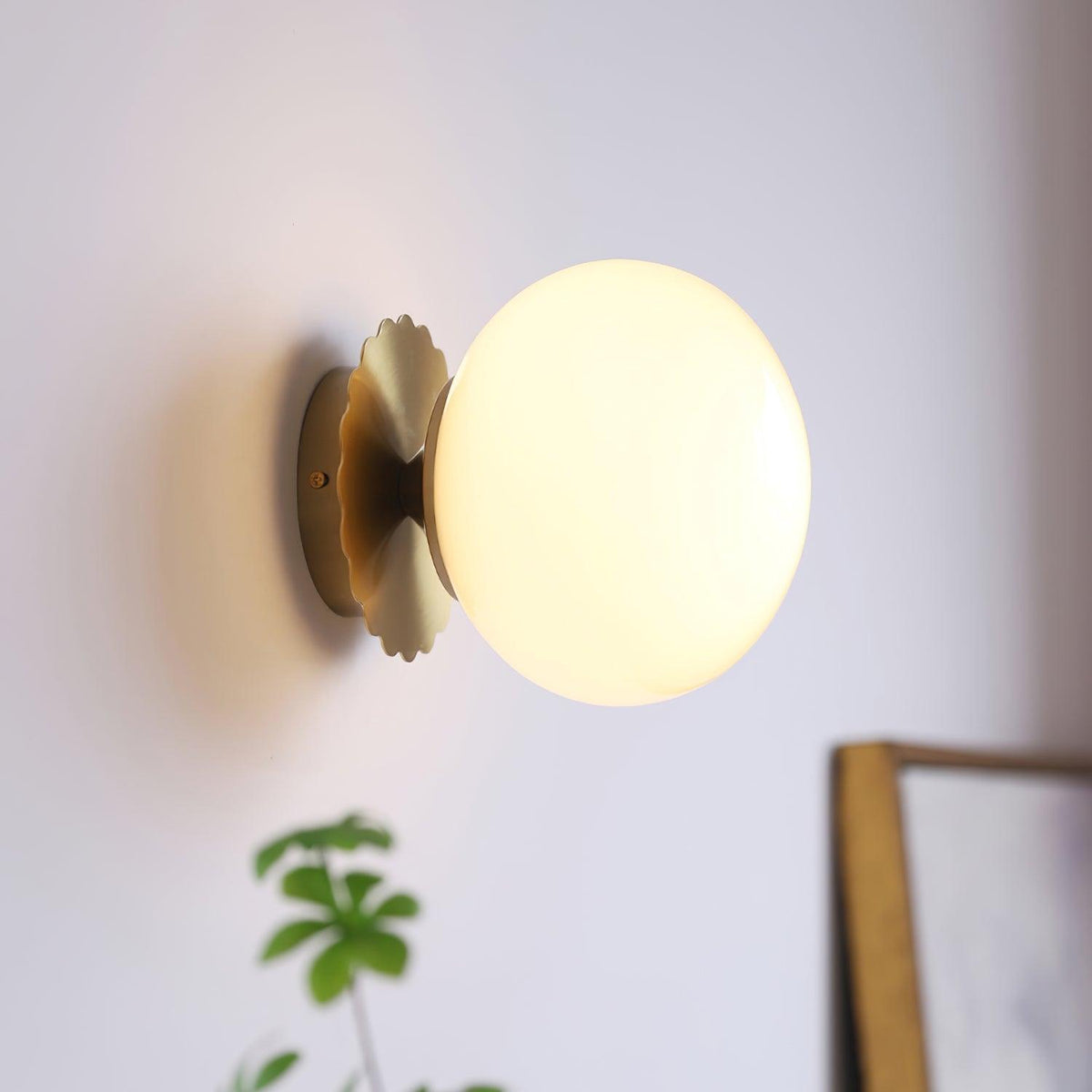 Tamrose - Pink Glass Wall Sconce for Elegant Interiors