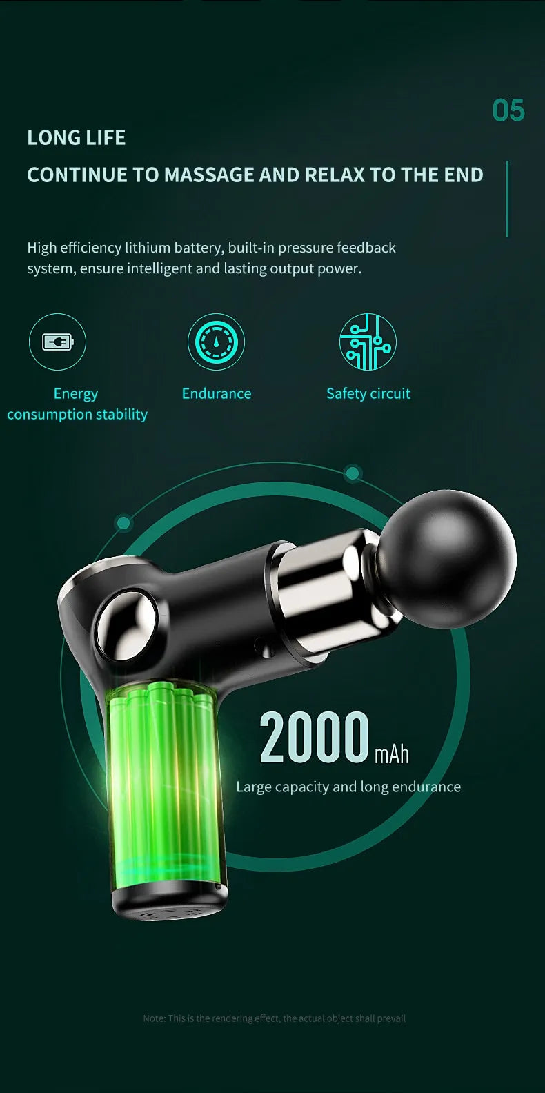 PowerPulse - Pistolet Massage Portable Récupération
