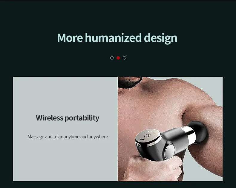 PulseTherapy - Pistolet Massage Portable pour Muscles