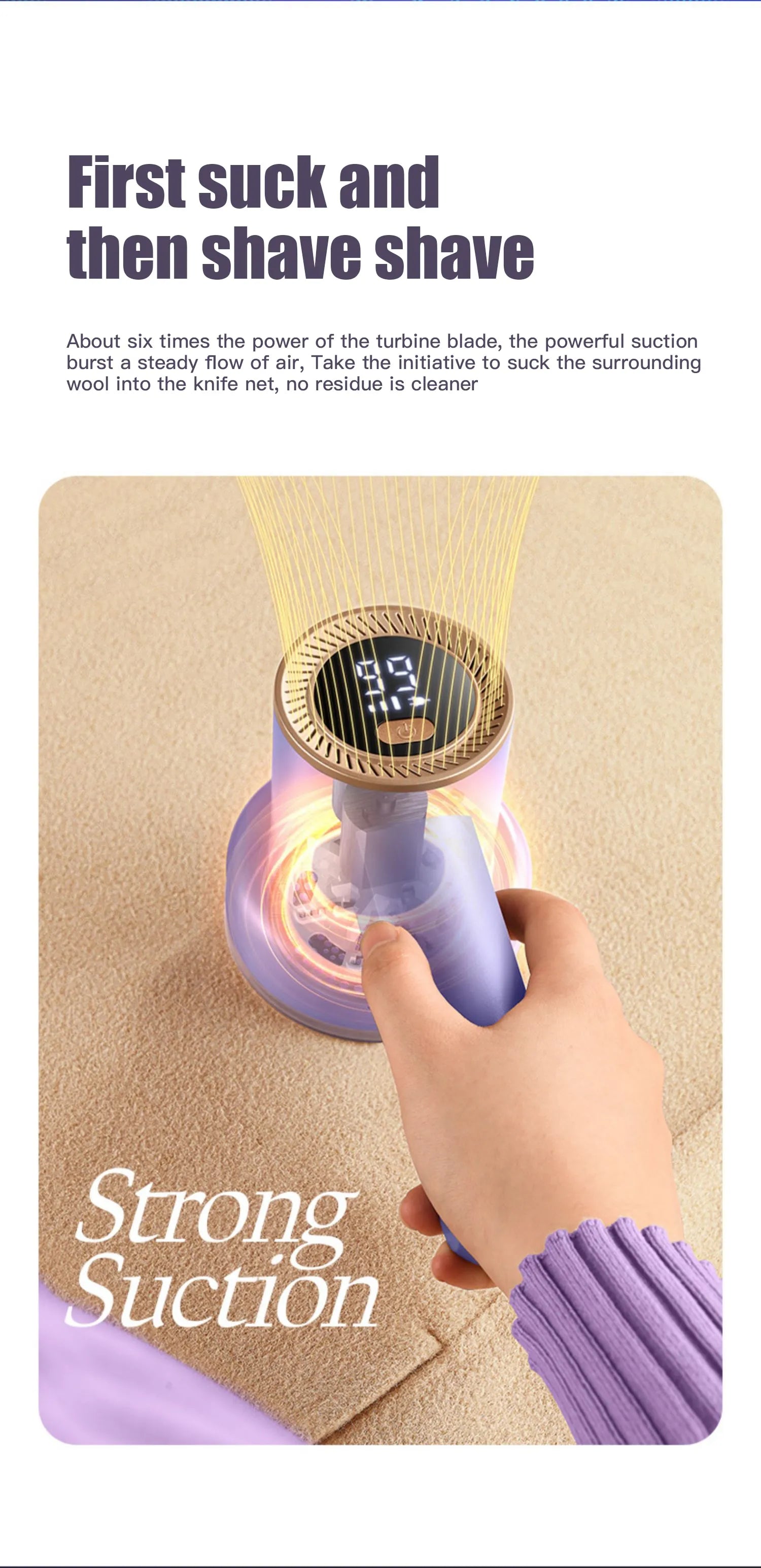 FluffEase Remover – Épilateur Automatique Vêtements