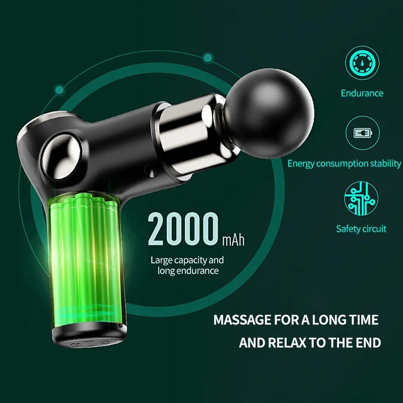 PulseTherapy - Pistolet Massage Portable pour Muscles