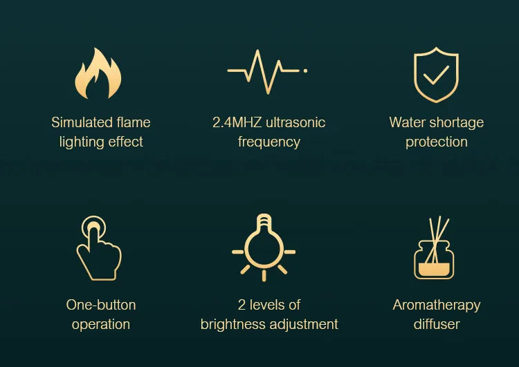 AromaMist Diffuser – Diffuseur Ultrasonique Brume