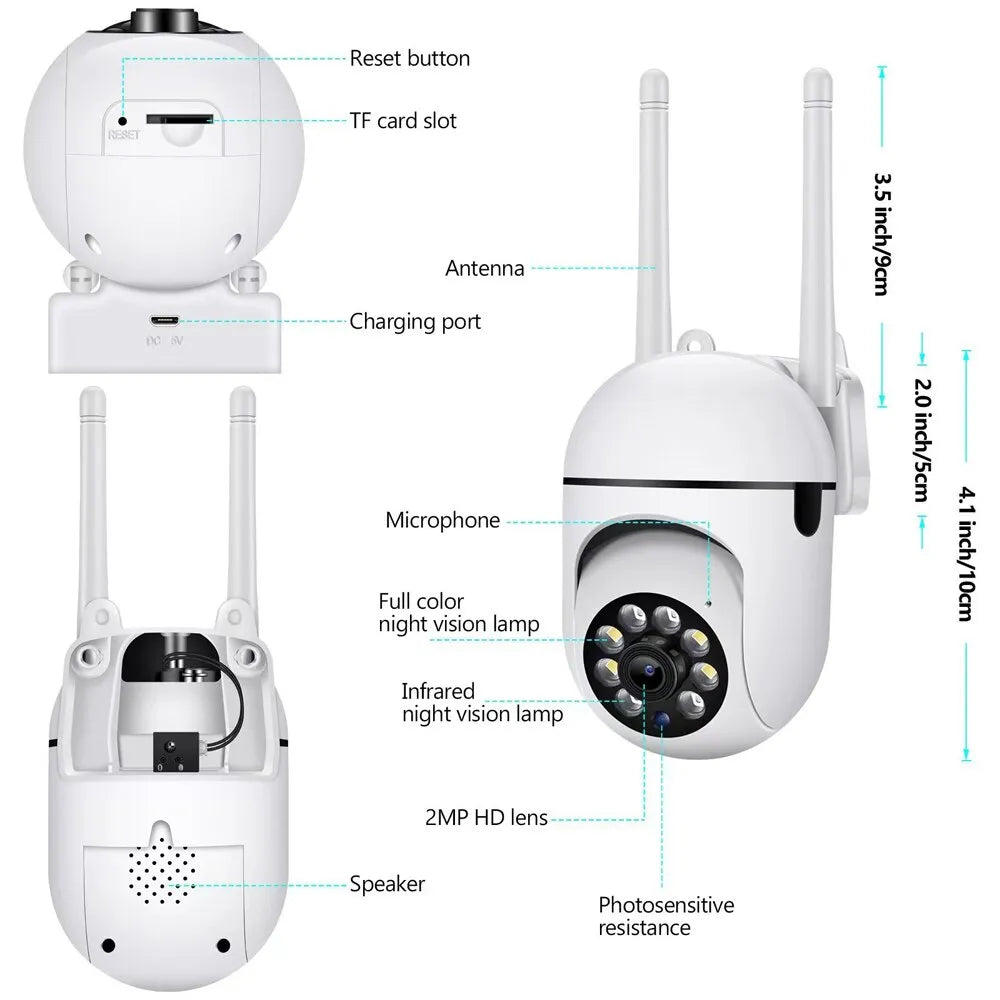 CamGuard – Caméra Sécurité WiFi Intelligente Mobile