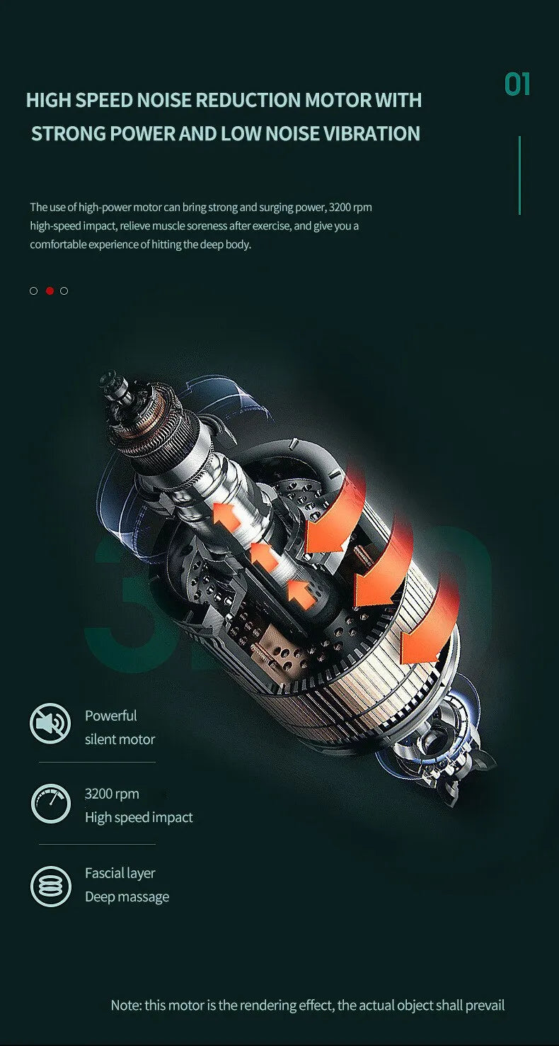 PowerPulse - Pistolet Massage Portable Récupération