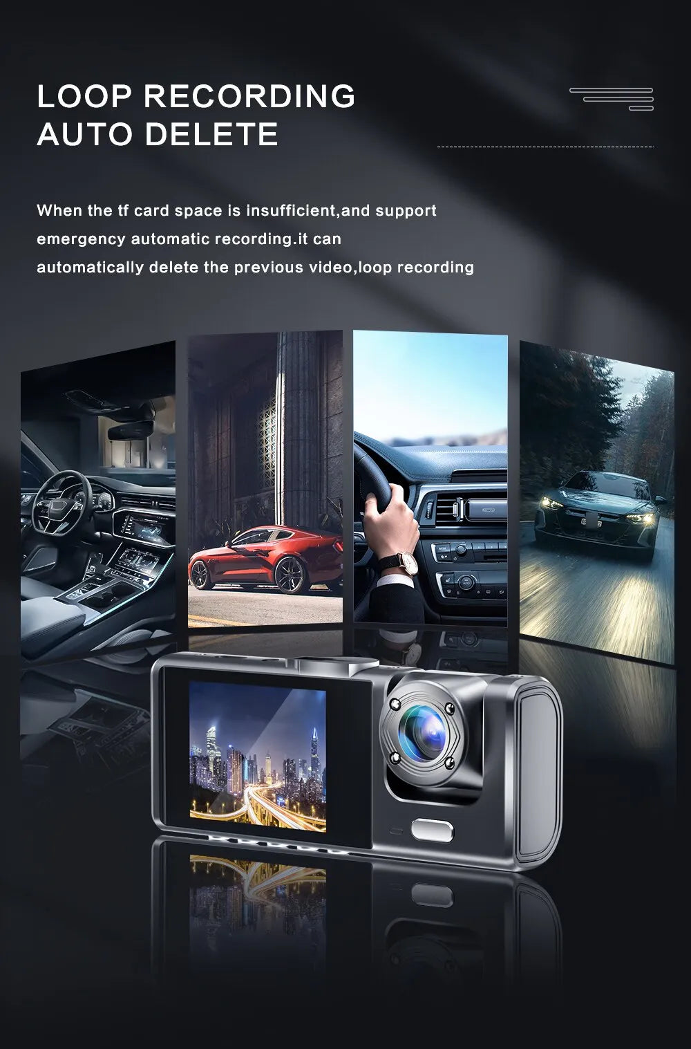 VisionPro - Dashcam Vision Nocturne Technologie IR