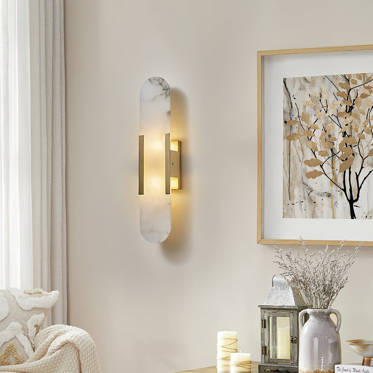 Melange - Handmade Alabaster Wall Sconce