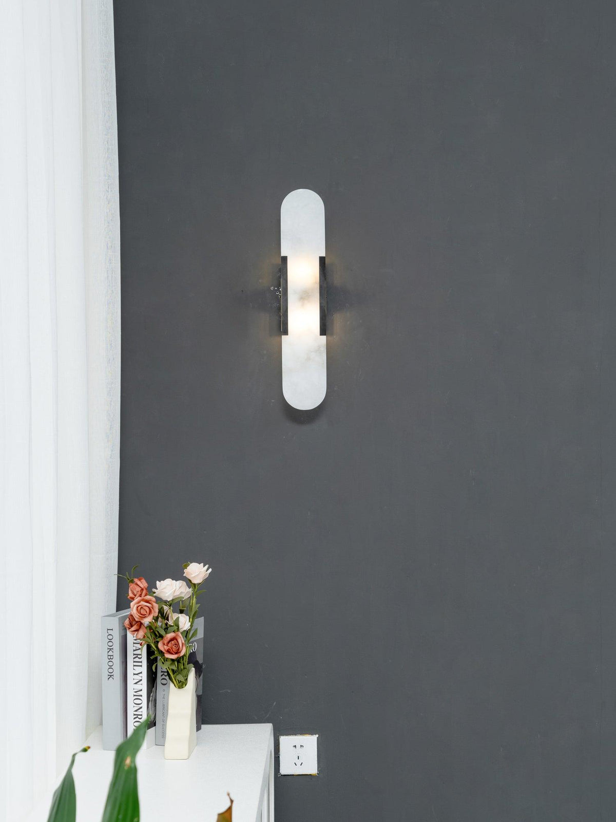 Melange - Handmade Alabaster Wall Sconce
