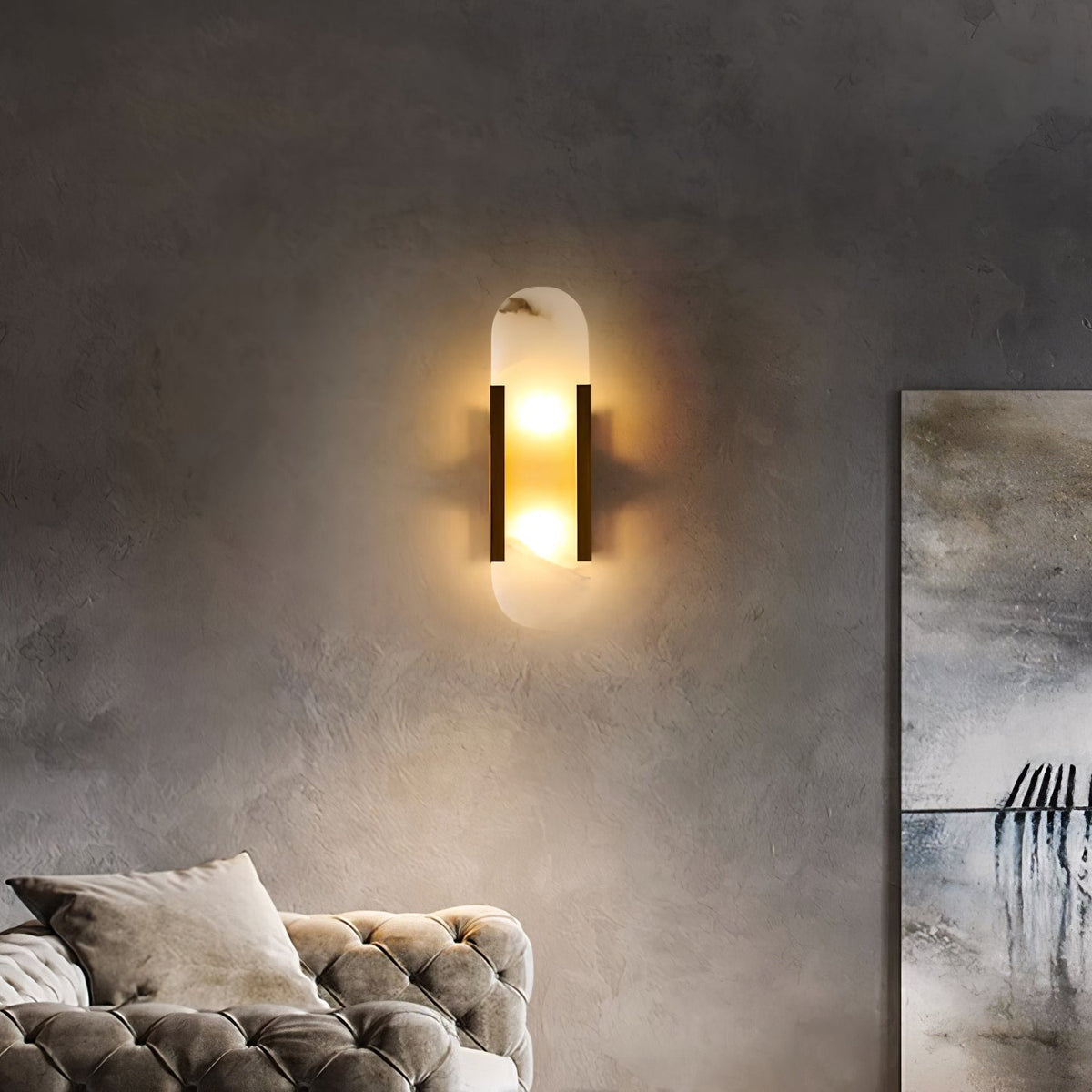 Melange - Handmade Alabaster Wall Sconce