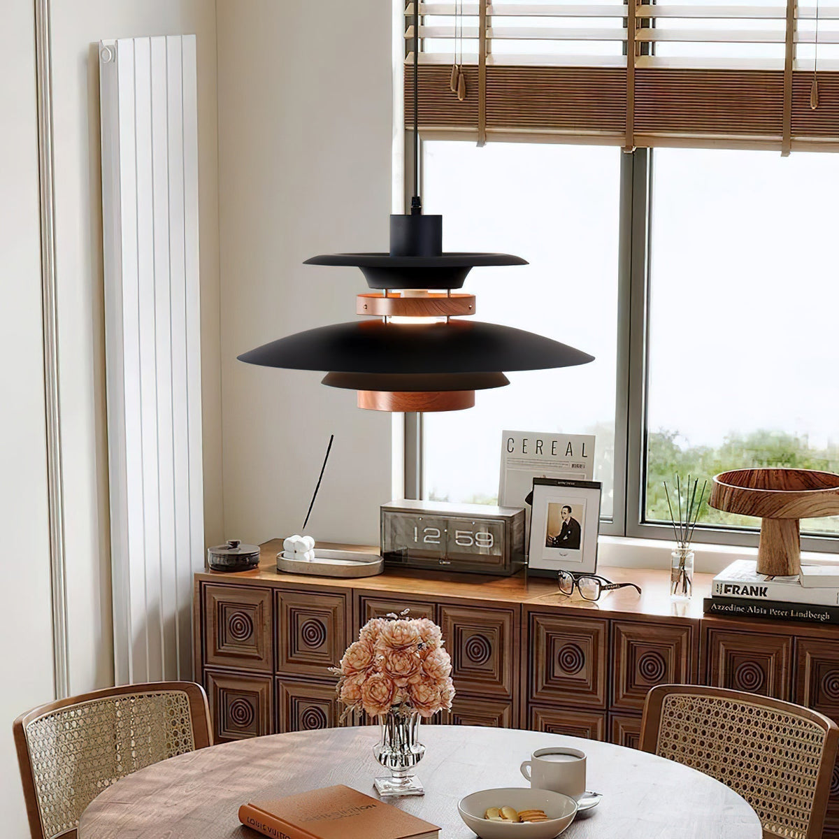 Mercero Elegance - Scandinavian LED Pendant with Four Shades