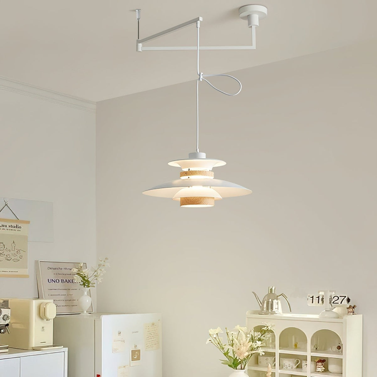Mercero Elegance - Scandinavian LED Pendant with Four Shades