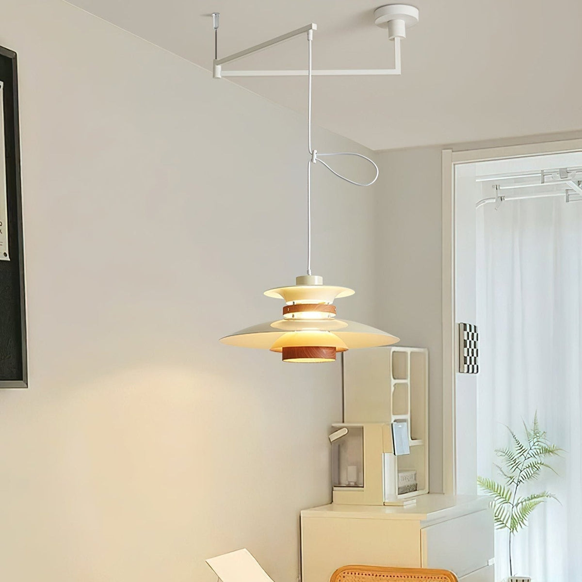 Mercero Elegance - Scandinavian LED Pendant with Four Shades