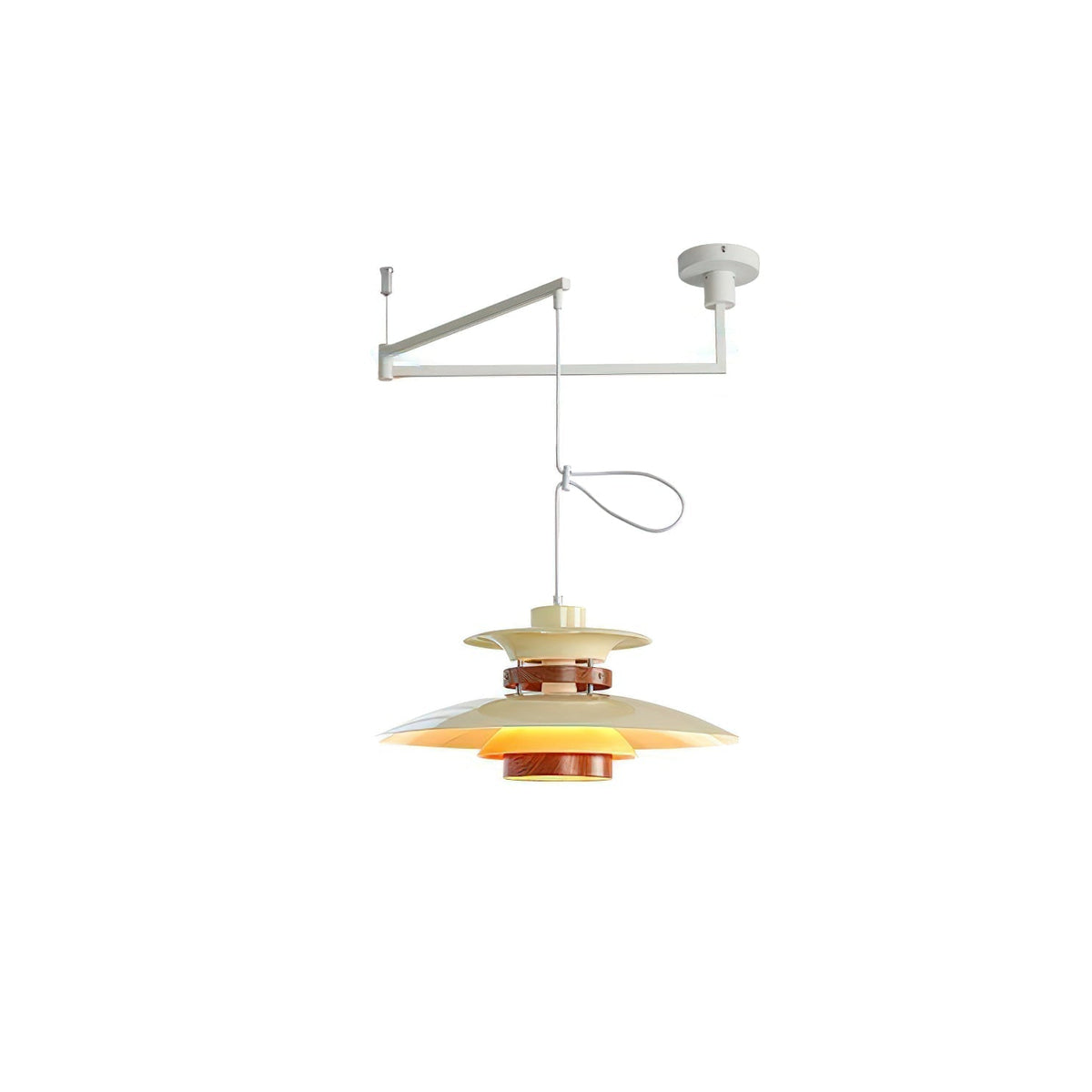 Mercero Elegance - Scandinavian LED Pendant with Four Shades