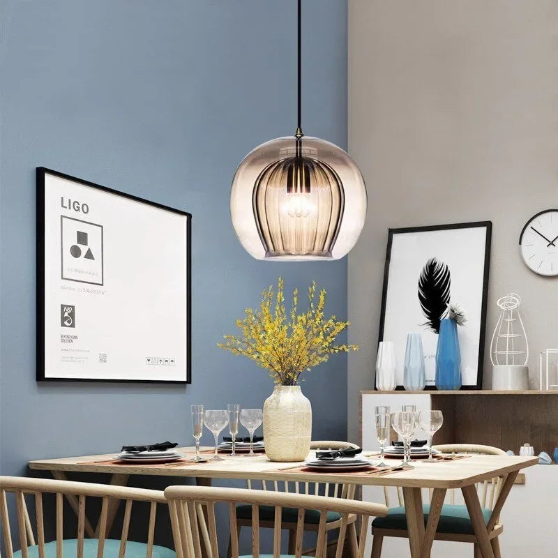 GlassElegance Pendant - Modern Glass Pendant Light