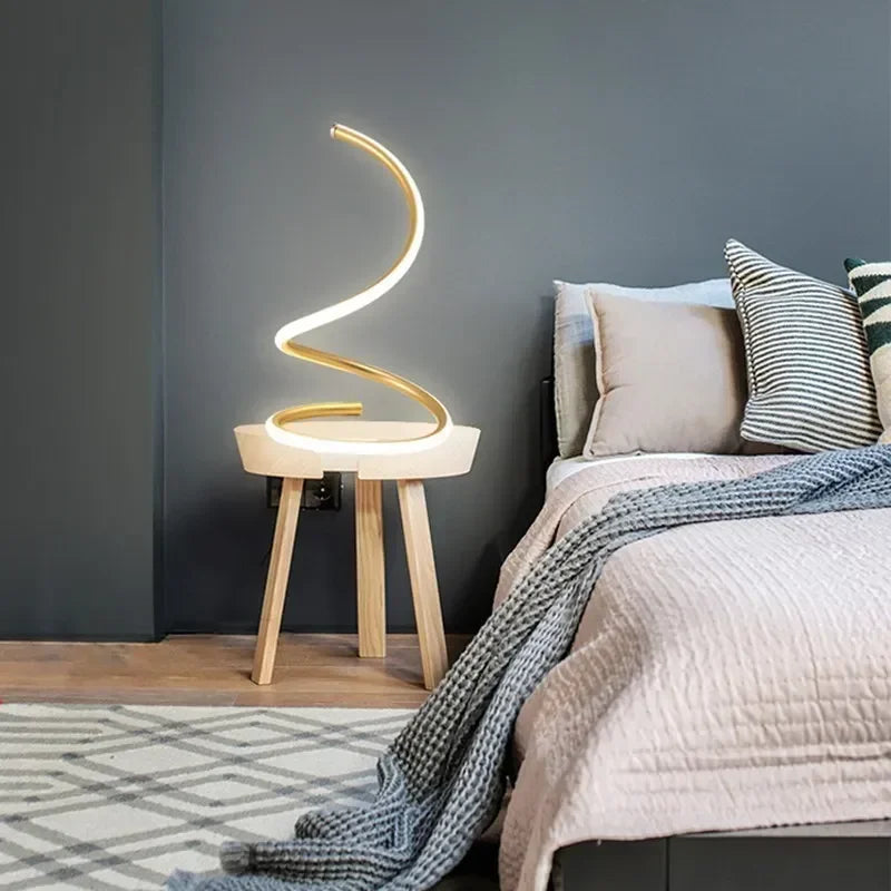 YaltoLume - Minimalist LED Table Lamp with Adjustable Shade