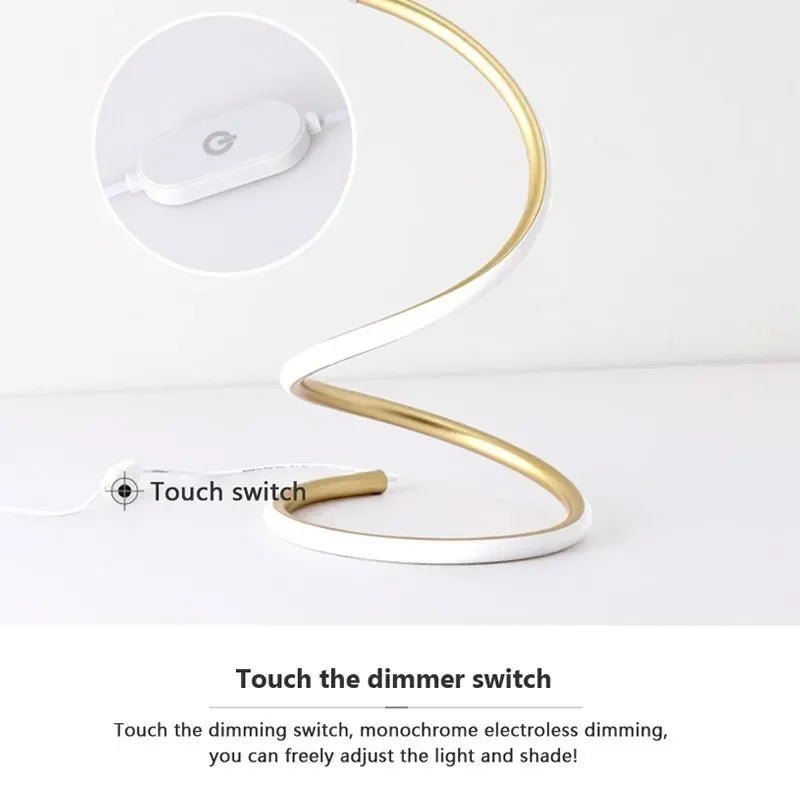 YaltoLume - Minimalist LED Table Lamp with Adjustable Shade
