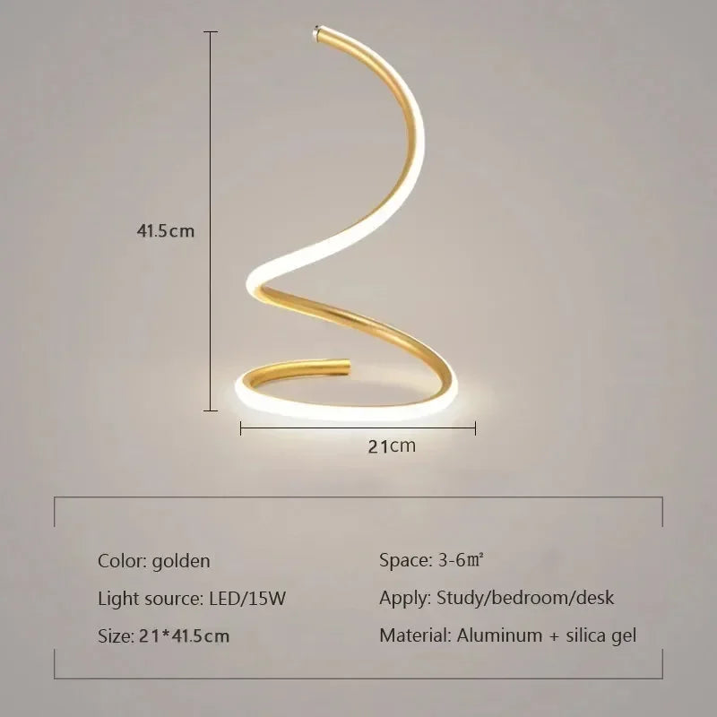 YaltoLume - Minimalist LED Table Lamp with Adjustable Shade
