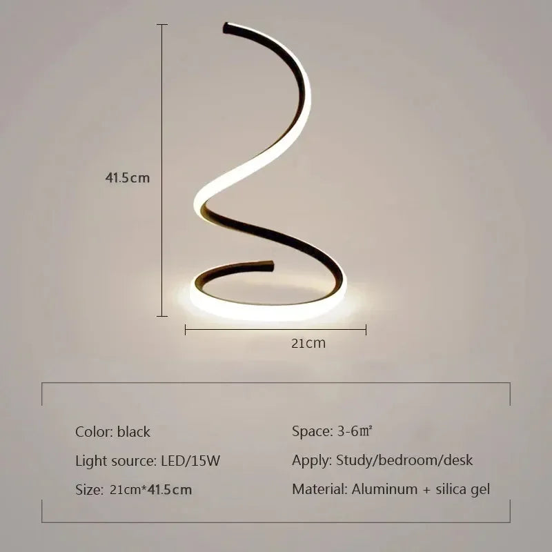 YaltoLume - Minimalist LED Table Lamp with Adjustable Shade