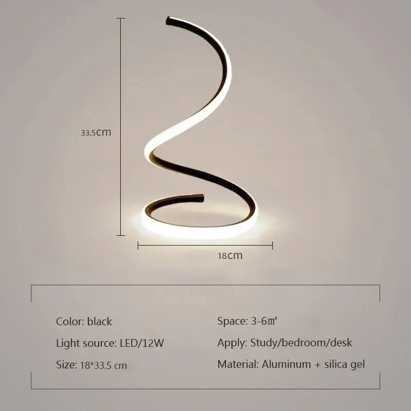 YaltoLume - Minimalist LED Table Lamp with Adjustable Shade