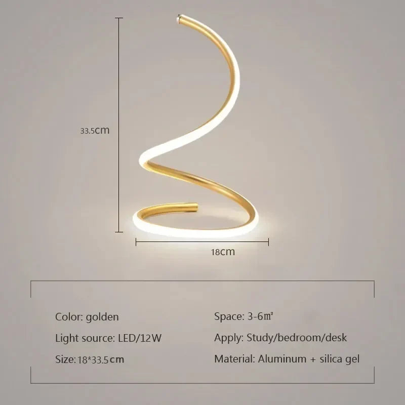 YaltoLume - Minimalist LED Table Lamp with Adjustable Shade