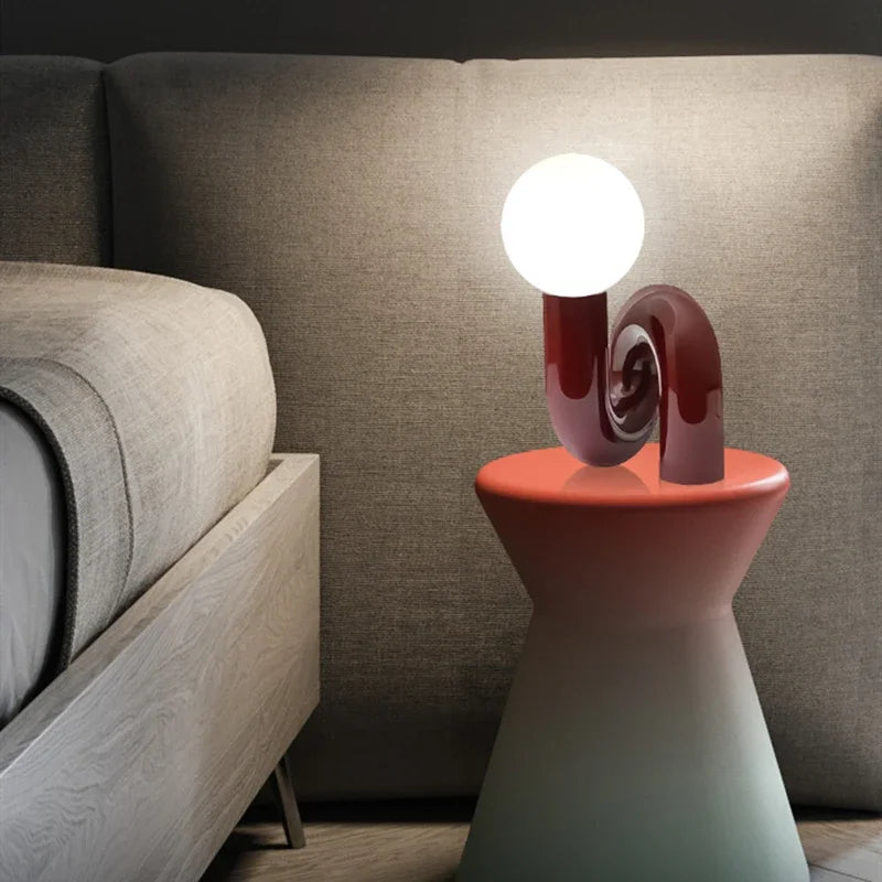 GlassSphere - Glass Ball Table Lamp with Elegant Design