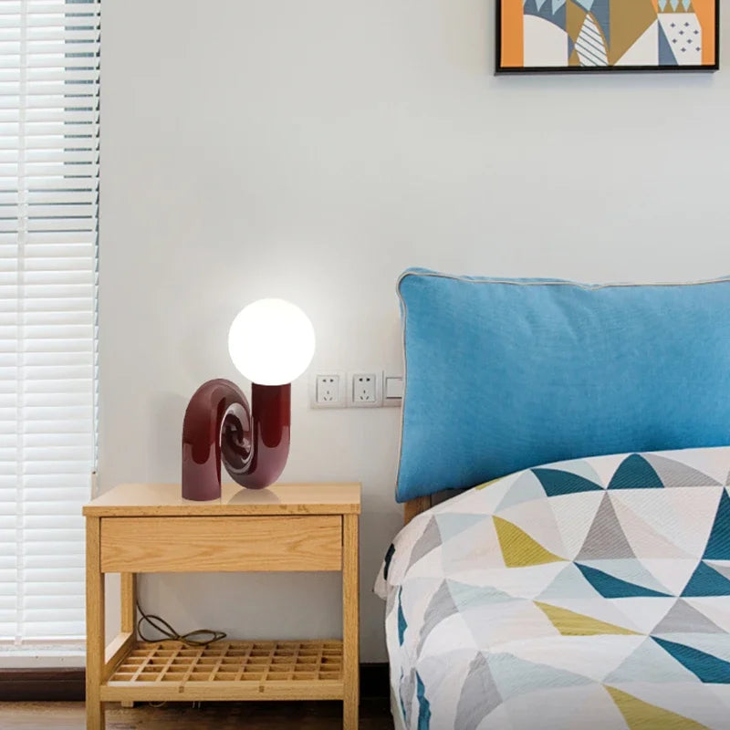 GlassSphere - Glass Ball Table Lamp with Elegant Design