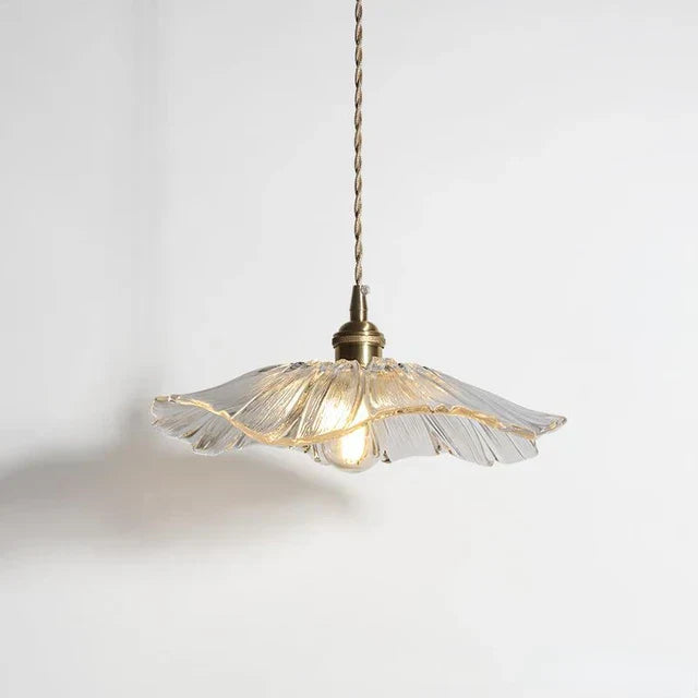 FloraShine Light - Elegant Floral Glass Pendant Light