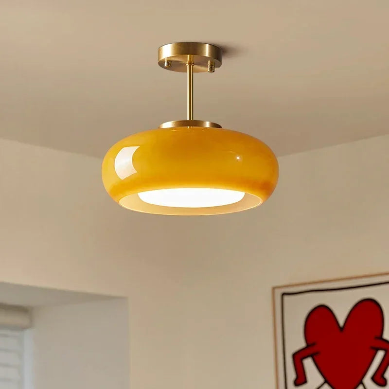 LuminaCraft - Glass LED Pendant Light for Ambient Lighting