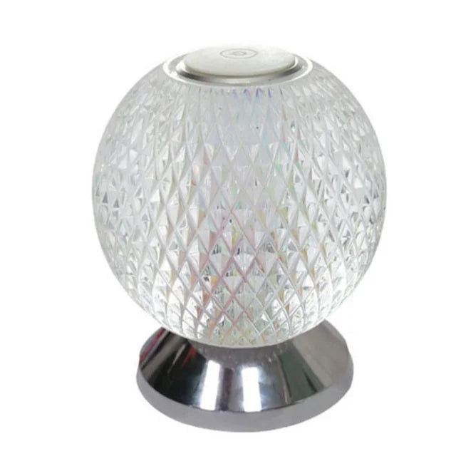 FlexiLuxe - Cordless Crystal Table Lamp for Luxurious Lighting