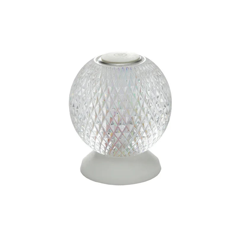 FlexiLuxe - Cordless Crystal Table Lamp for Luxurious Lighting