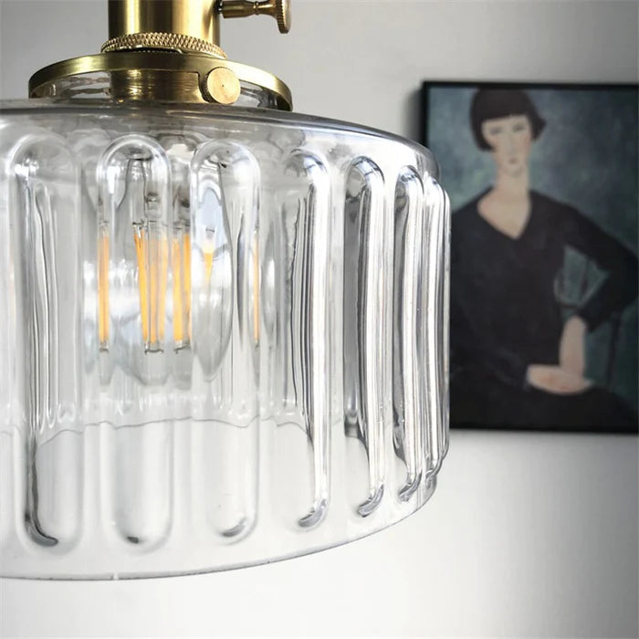 CrystalGlare - Vintage Crystal Glass Pendant Light