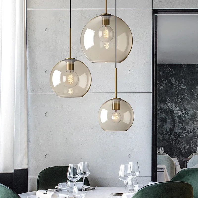 Eldara - Elegant Scandinavian Glass Pendant Light