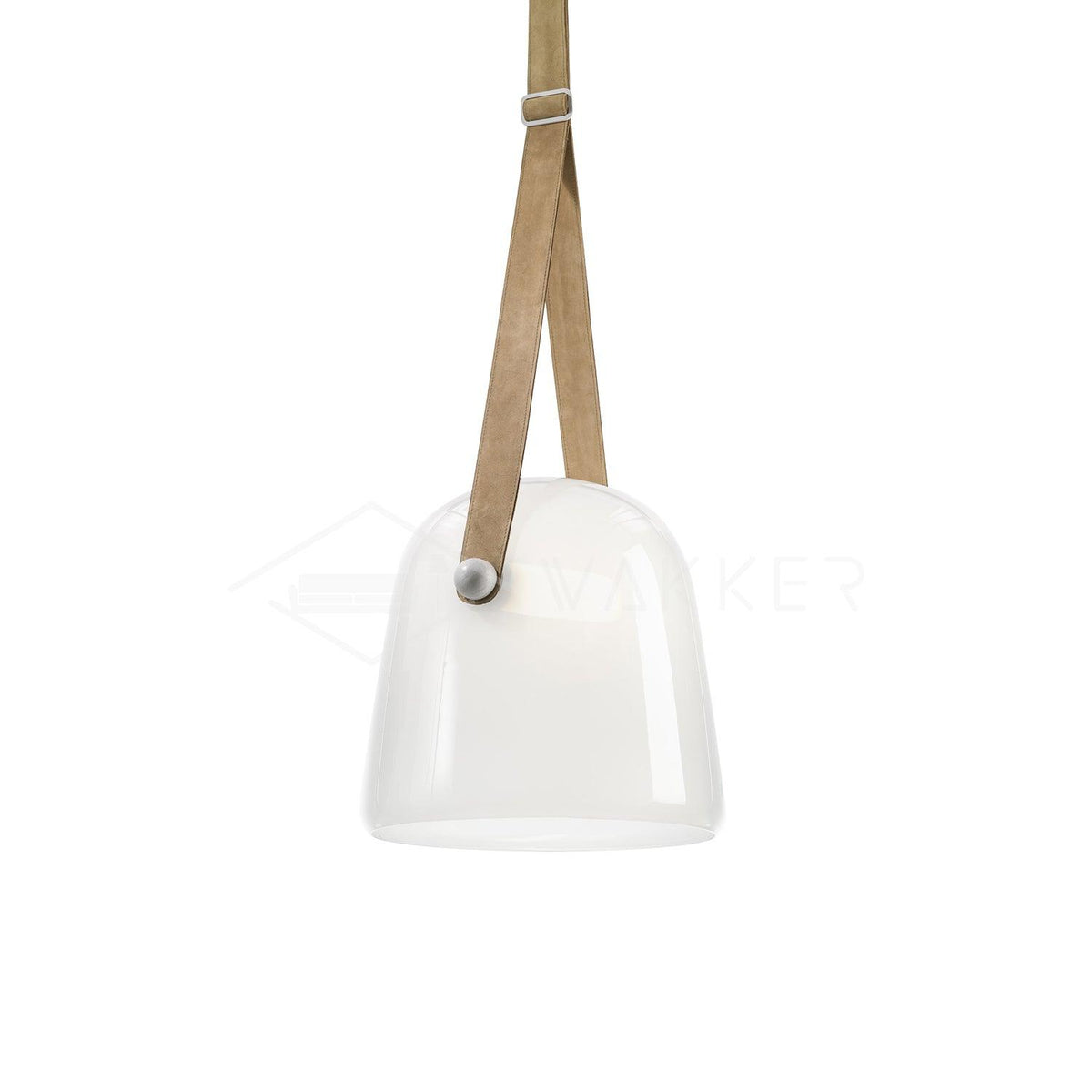LunaMona - Modern Metal and Glass Pendant Light with Integrated LED