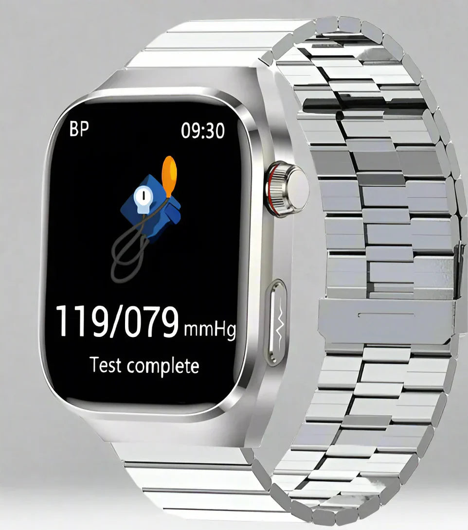 Montre Intelligente | Montre Connectée Rythme Cardiaque Fiable avec Écran AMOLED de 2,04 pouces | Suivi ECG et Glycémie pour Bien-Être Optimal 10