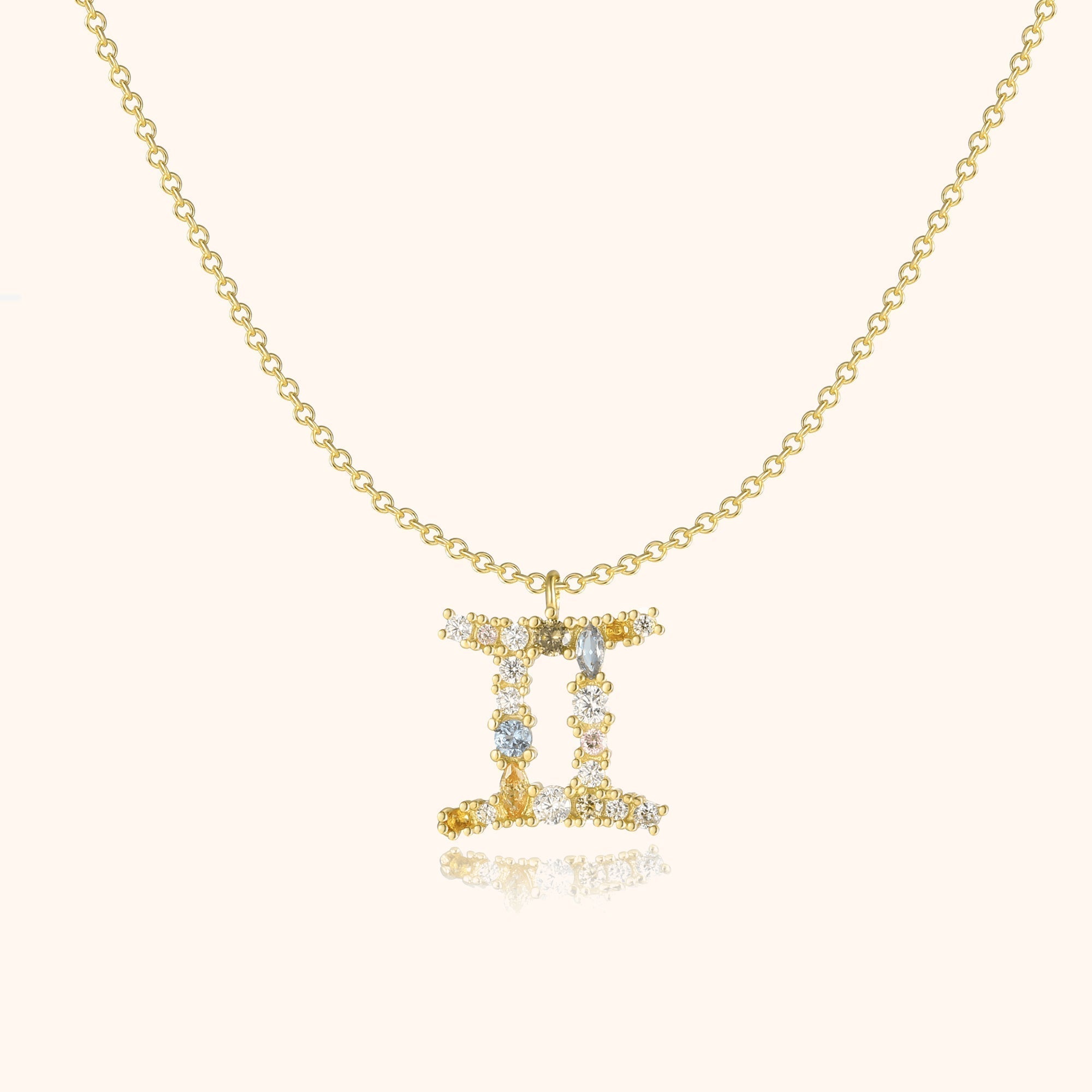 Celestia - Elegant Celestial Star Necklace in Silver