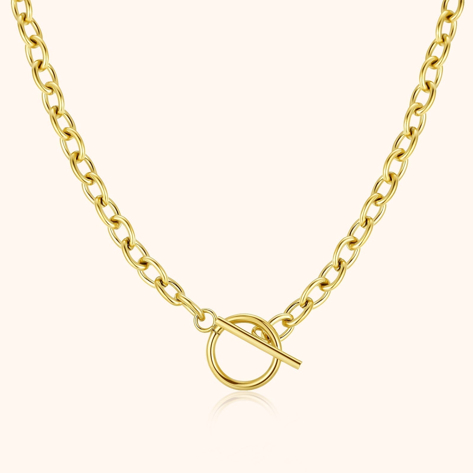 Noelia - Minimalist Geometric Silver Necklace