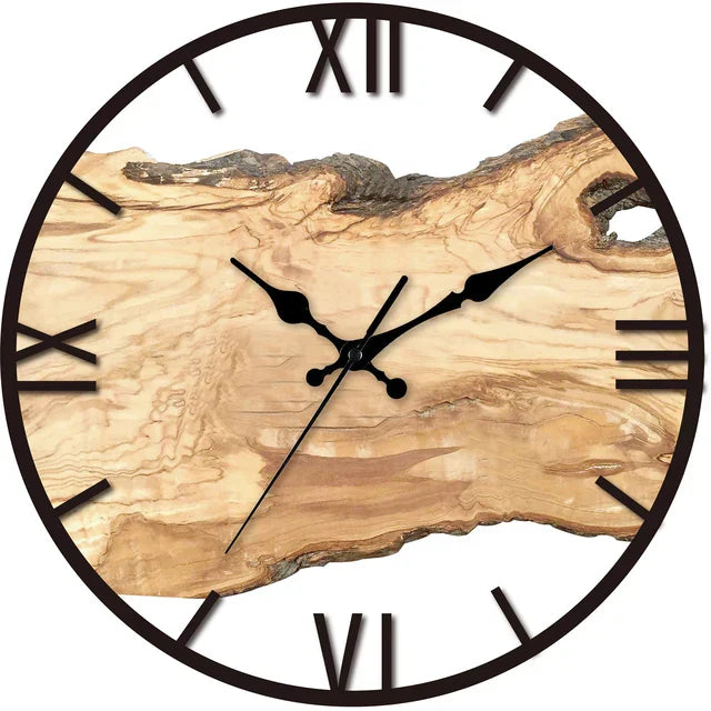 LucidHours - Transparent Acrylic Wall Clock for Modern Interiors