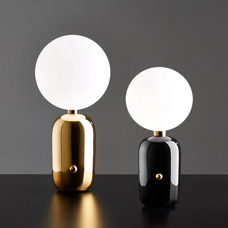 WinterGlo - Scandinavian Luxury Table Lamp with Elegant Design