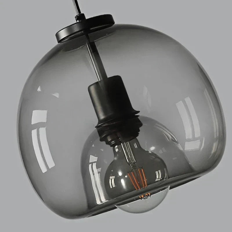 LumiGlow Pendant - Contemporary Glass Suspension Light for Luxury Interiors