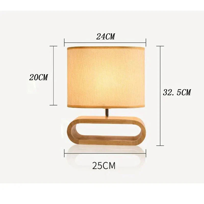 Moravik - Handmade Scandinavian Wooden Table Lamp