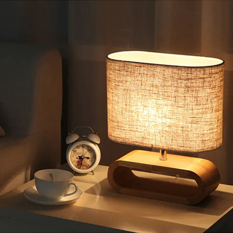 Moravik - Handmade Scandinavian Wooden Table Lamp