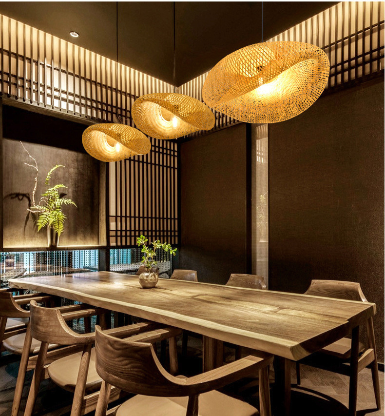 BambooLife - Handwoven Bamboo Pendant Light