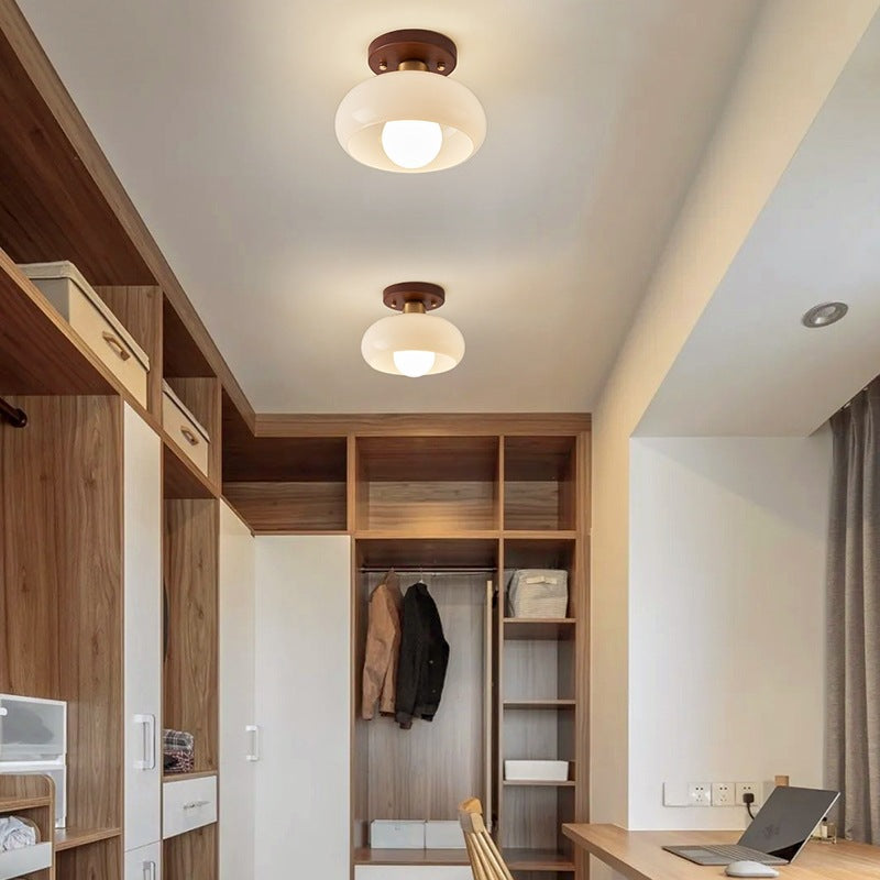 CrémaBauhaus – Plafonnier Bauhaus Crème au Design Géométrique | Éclairage Doux & Intemporel