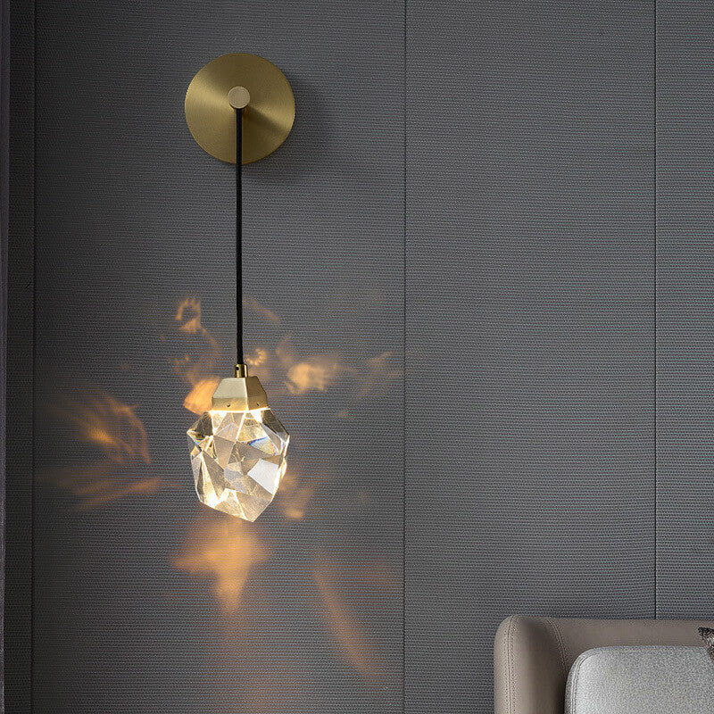 Facetra - Crystal LED Wall Light for a Refined Ambience