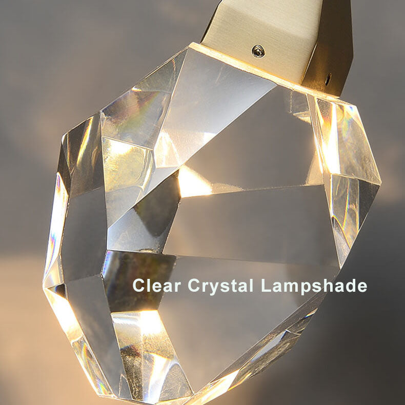 Facetra - Crystal LED Wall Light for a Refined Ambience