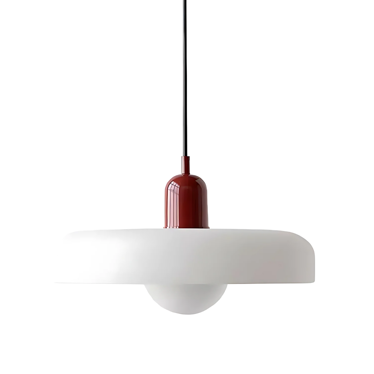 Celeste Élégance - Metal and Glass Pendant Light