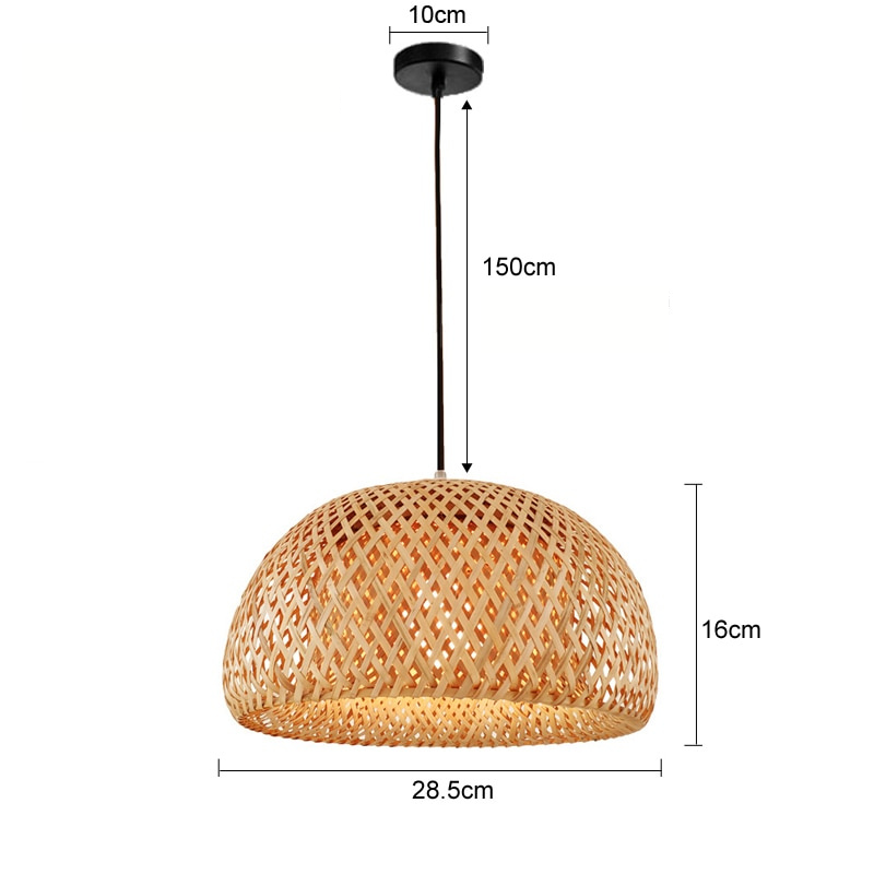 BambooLife - Handwoven Bamboo Pendant Light
