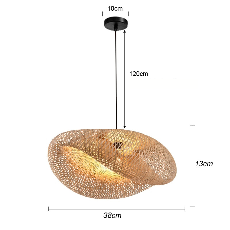 BambooLife - Handwoven Bamboo Pendant Light