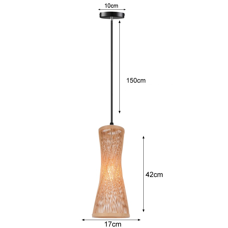 BambooLife - Handwoven Bamboo Pendant Light