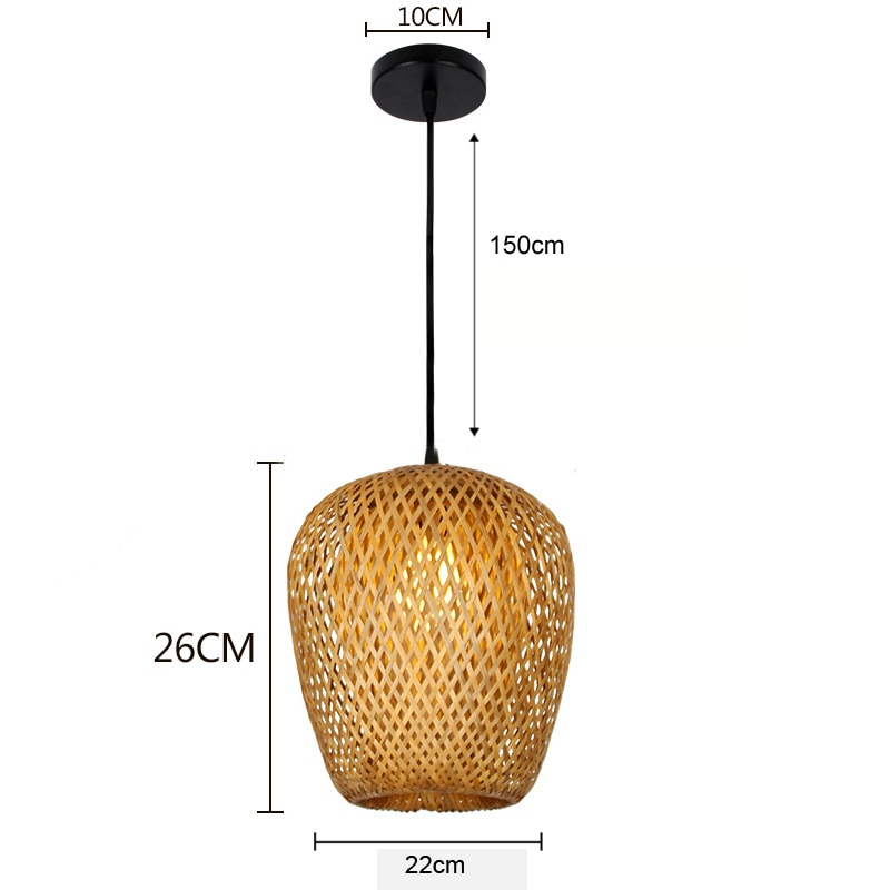 BambooLife - Handwoven Bamboo Pendant Light