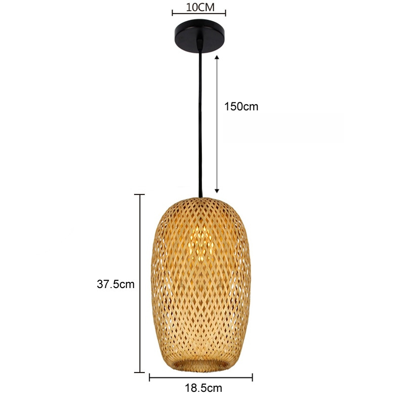 BambooLife - Handwoven Bamboo Pendant Light